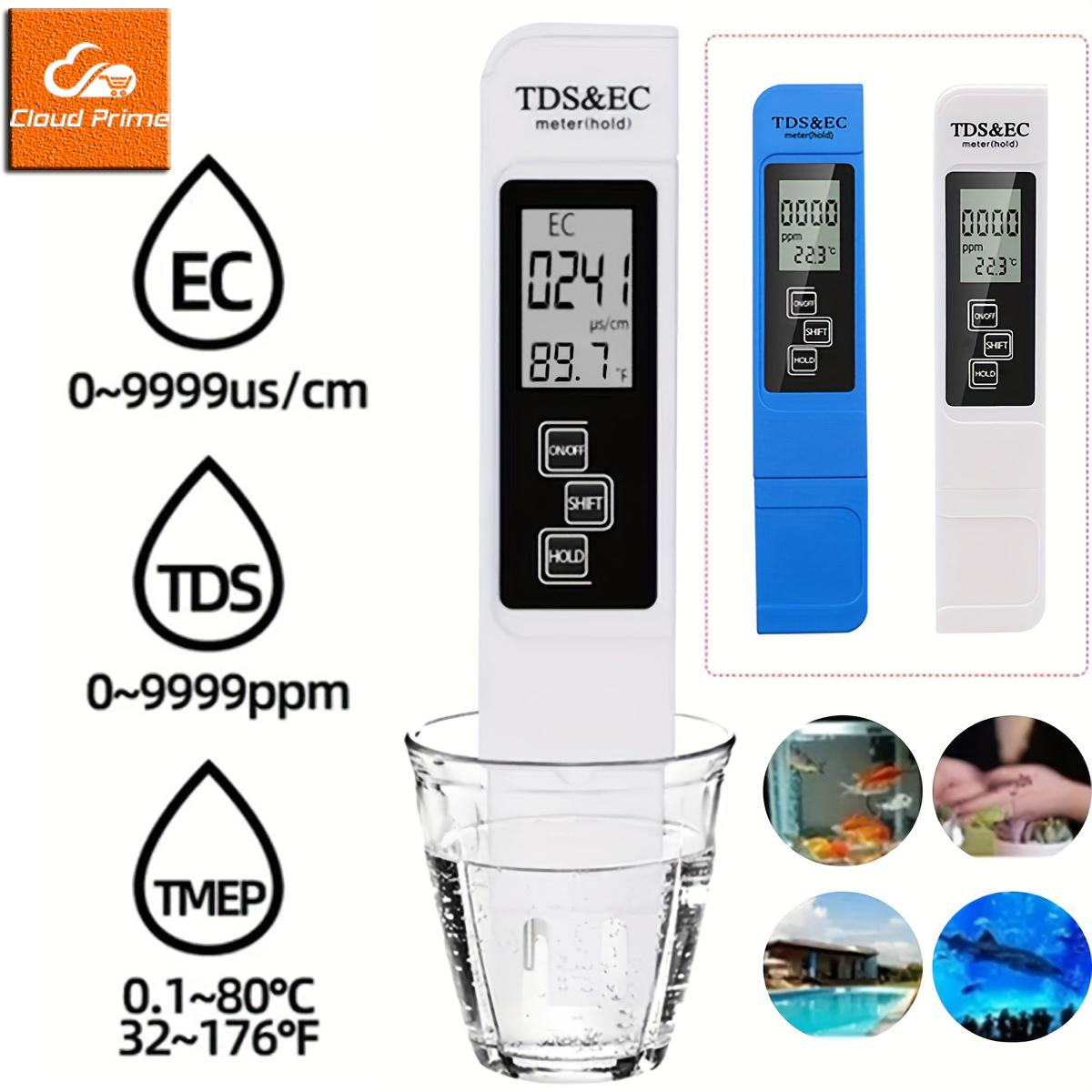 Ph Meter Digital Water Tester - Pluma de detección de calidad del