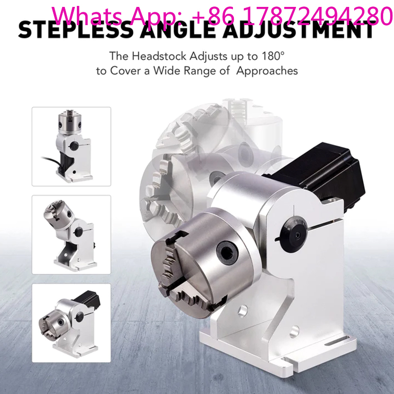 Fiber Laser Marking Machine 30W - Eje Rotatorio para Máquina de Marcado