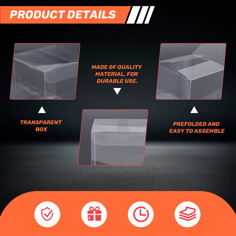 50 Cajas de Plástico Transpare - Packaging reseña y precio