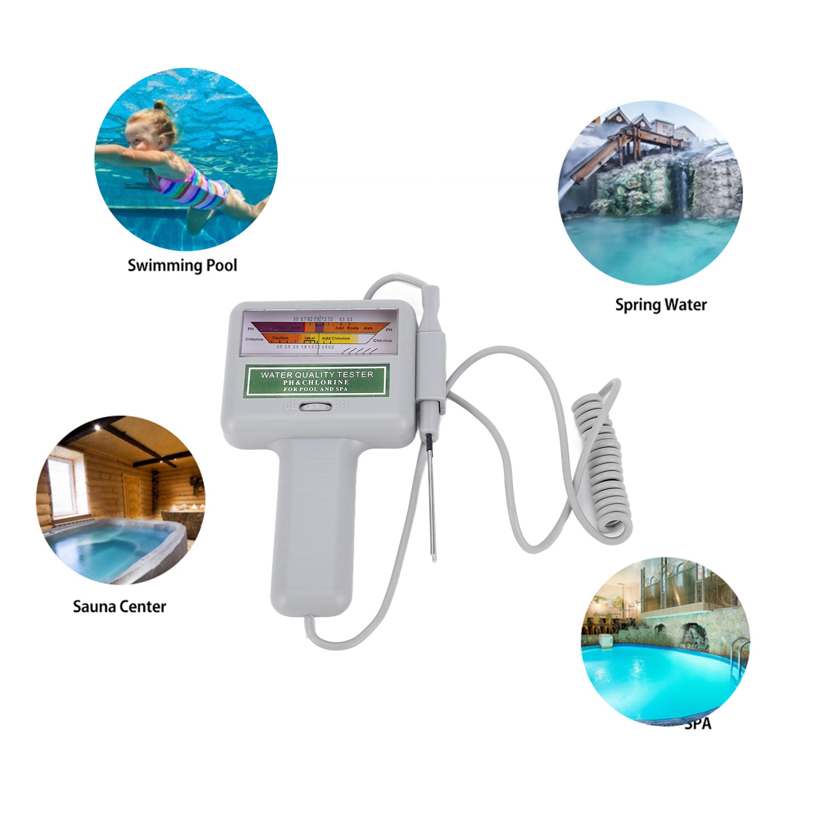Medidor Digital de pH y Cloro  - Ph Meter Digital Water Tester reseña y precio