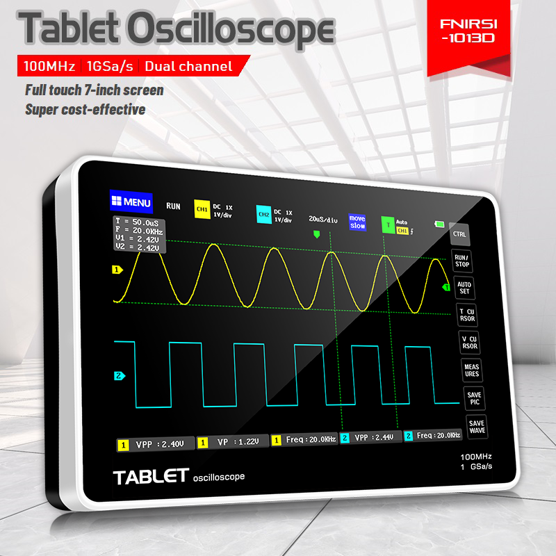 Osciloscopio de Tableta de Dob - Fnirsi Digital Oscilloscope Handheld reseña y precio