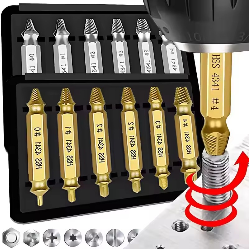 Juego de brocas extractoras de - Industrial Tools reseña y precio