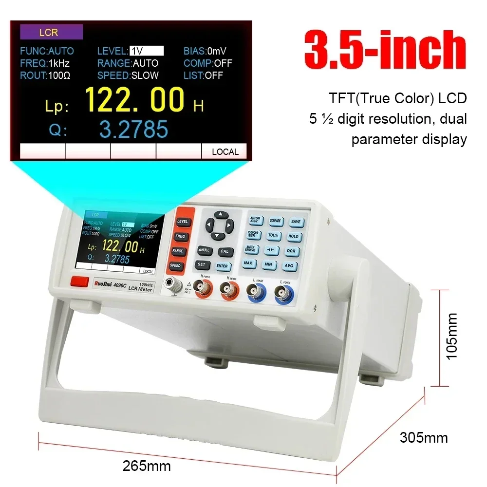 Medidor LCR Digital de Escrito - Test Instruments reseña y precio