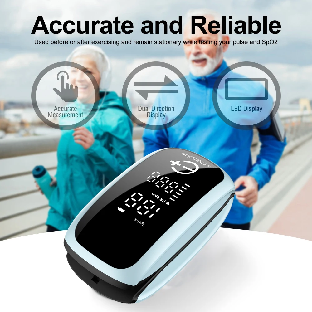 Oxímetro de Pulso Recargable c - Pulse Oximeter Fingertip Rechargeable reseña y precio